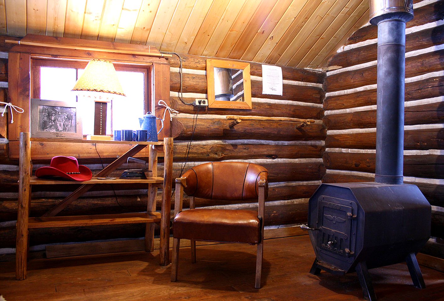 Secluded Log Cabin with Access to Green Lake near 100 Mile House, British Columbia