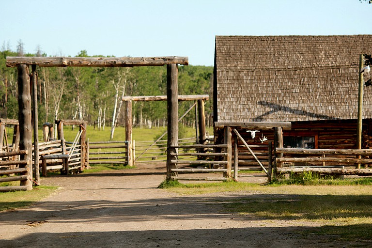 Log Cabins (One Hundred Mile House, British Columbia, Canada)