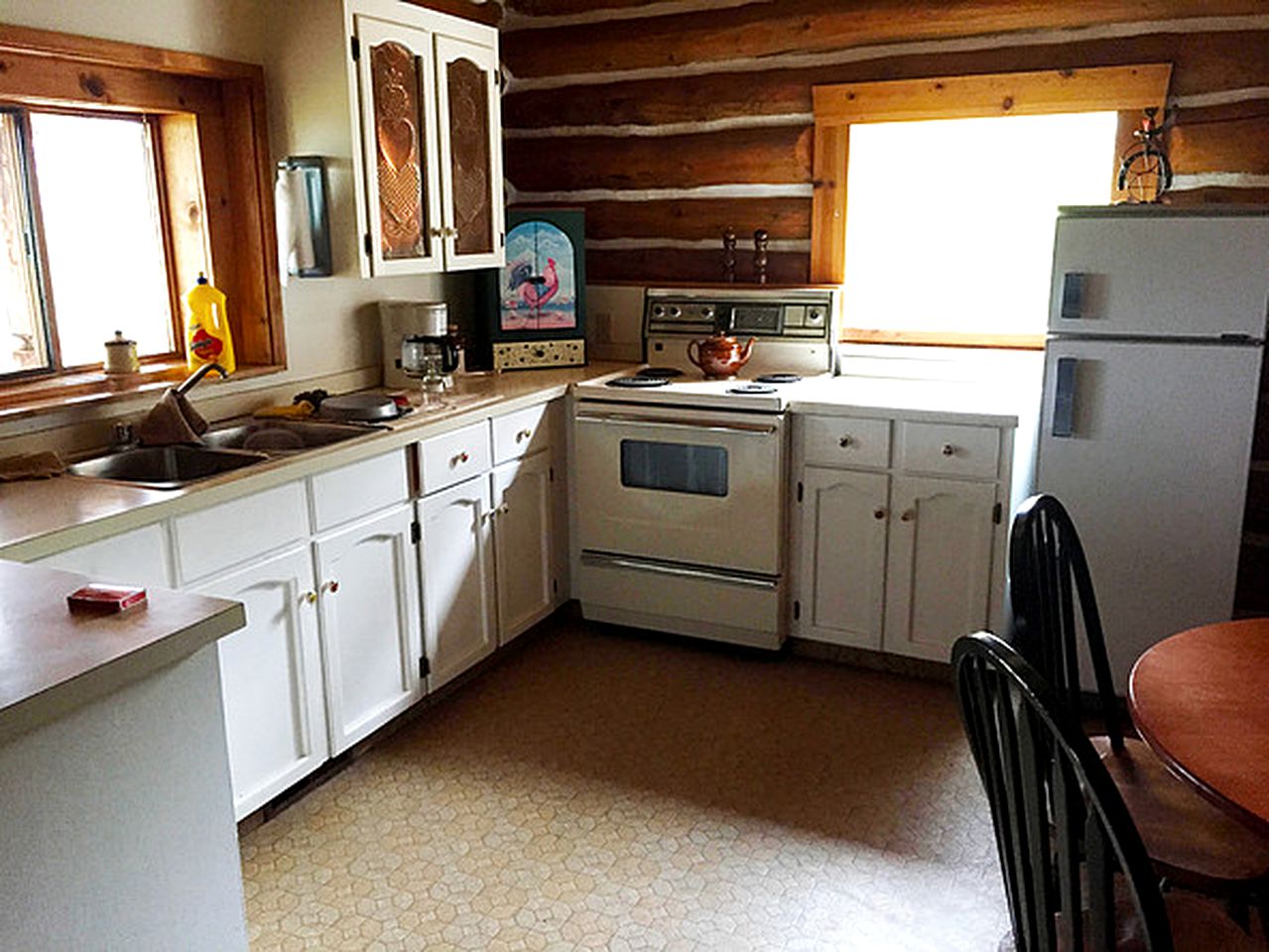 Rustic Lakeside Cabin Rental on Working Horse Ranch near 100 Mile House, British Columbia