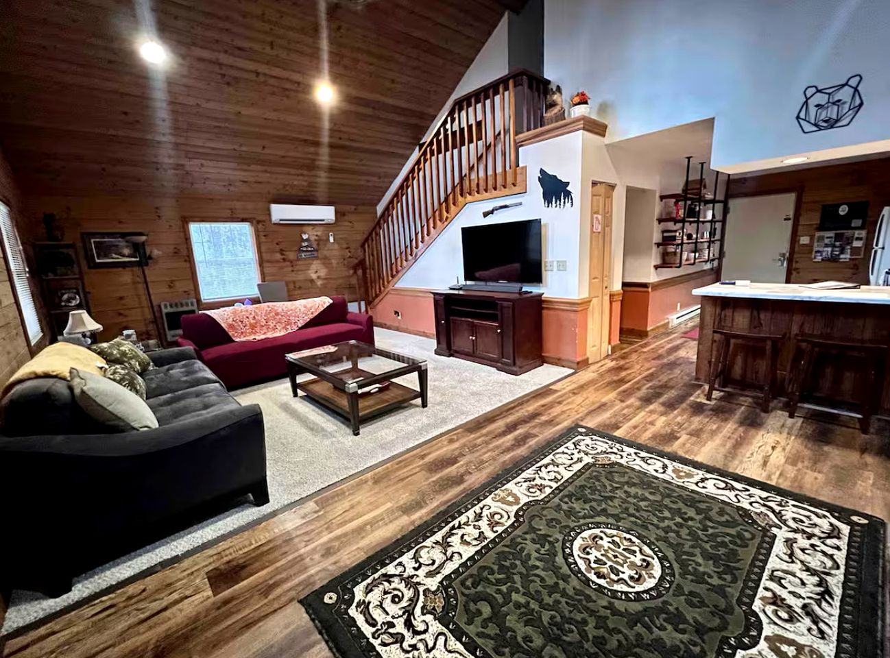 Cozy Forest Cabin Surrounded by Trees near Stone Mountain State Park, North Carolina