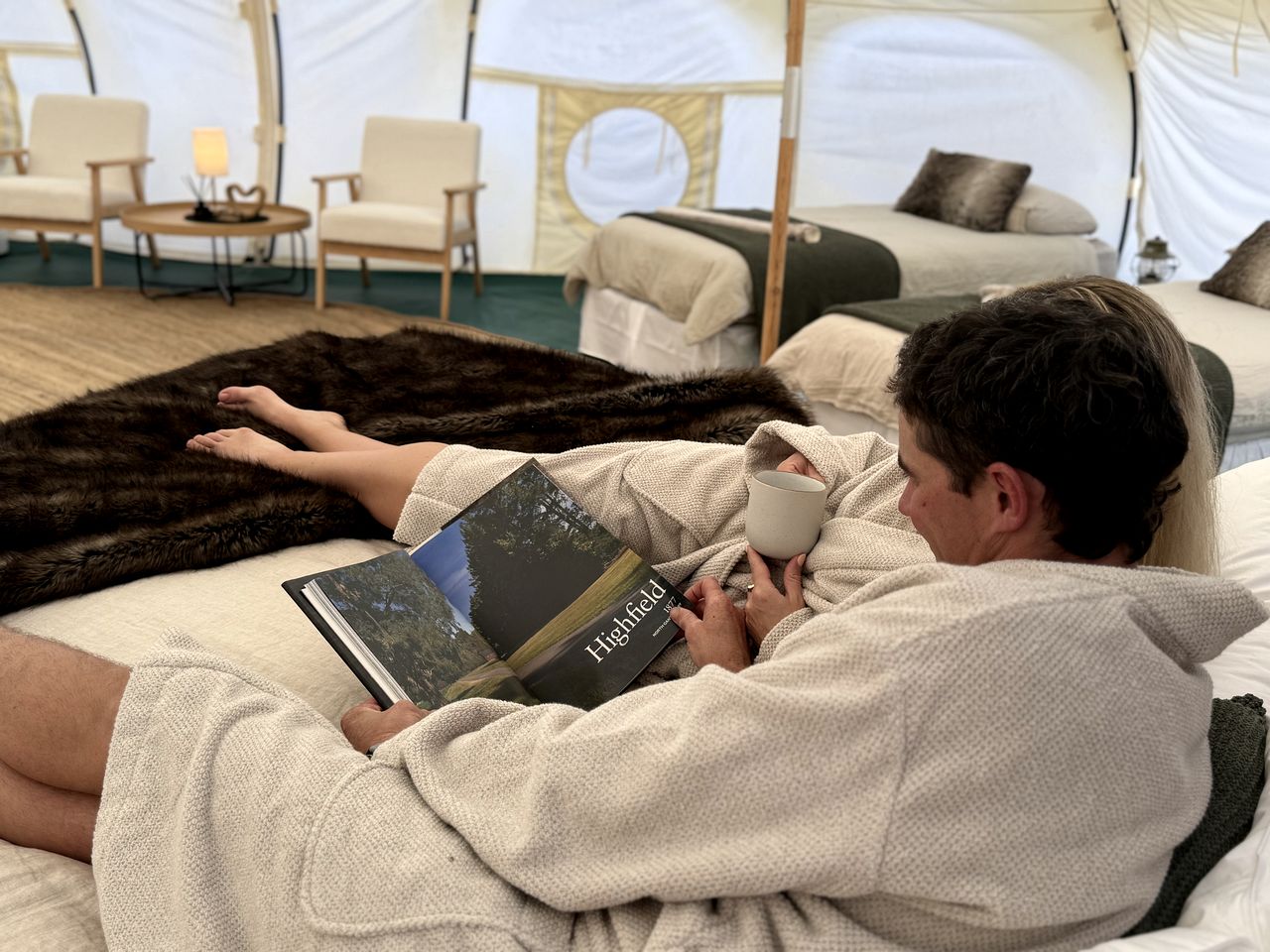 Enchanted Bell Tent Hideaway near the Mountains and Rivers of Southland, New Zealand