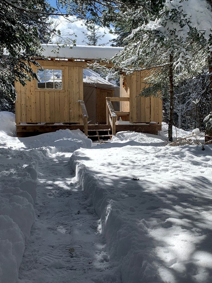 Forest Yurt in Long Point, New Brunswick