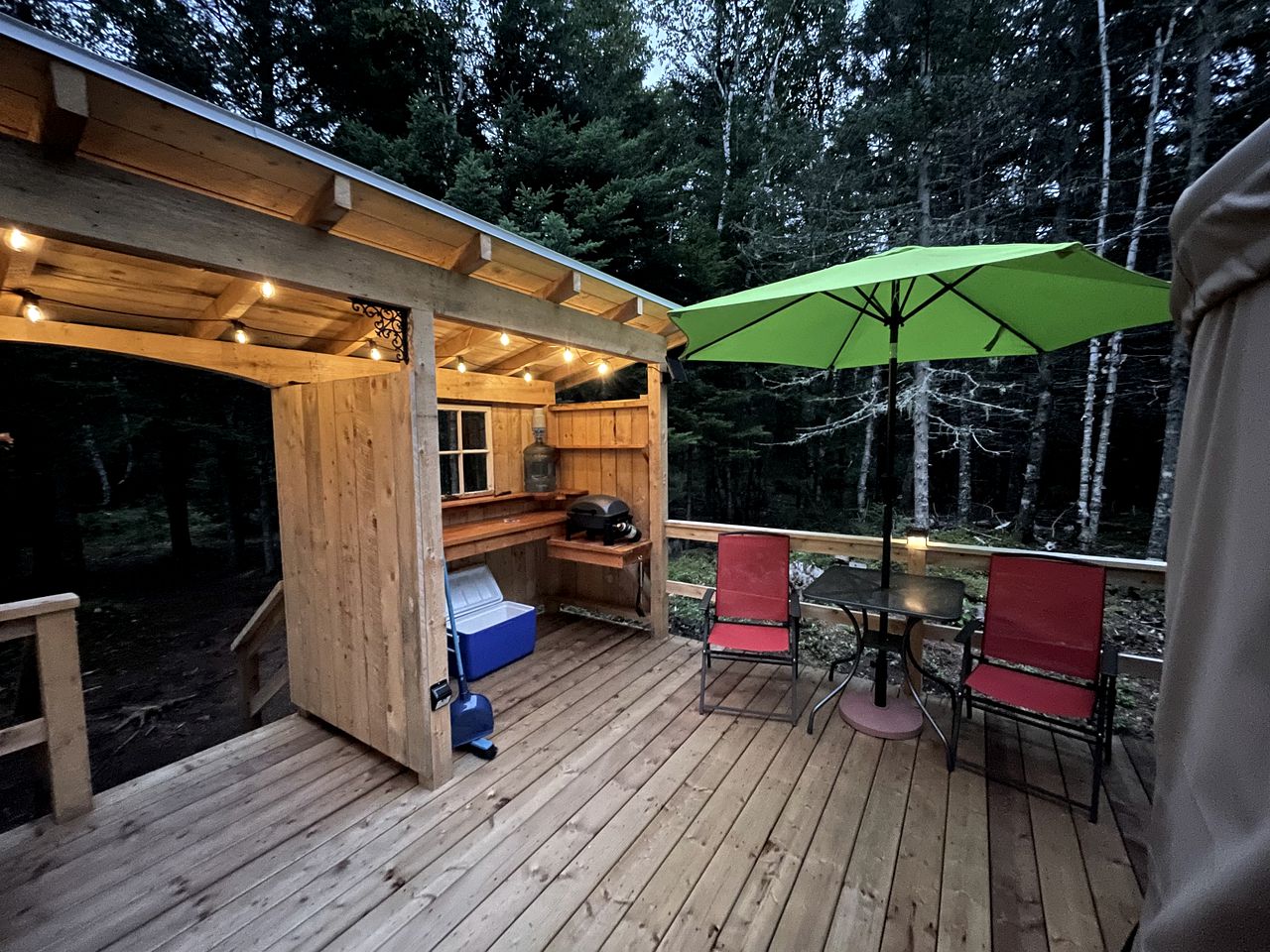 Forest Yurt in Long Point, New Brunswick