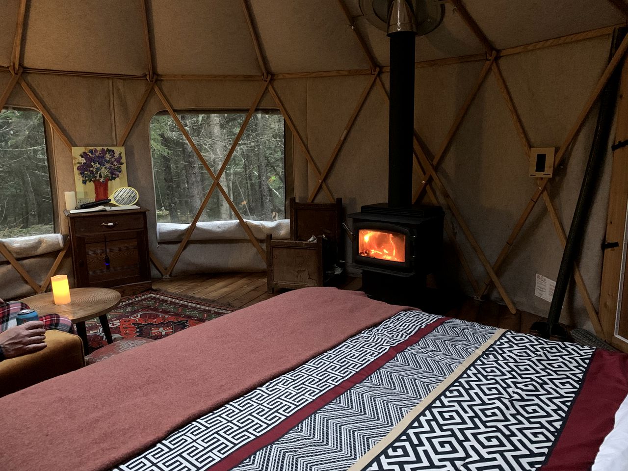 Forest Yurt in Long Point, New Brunswick