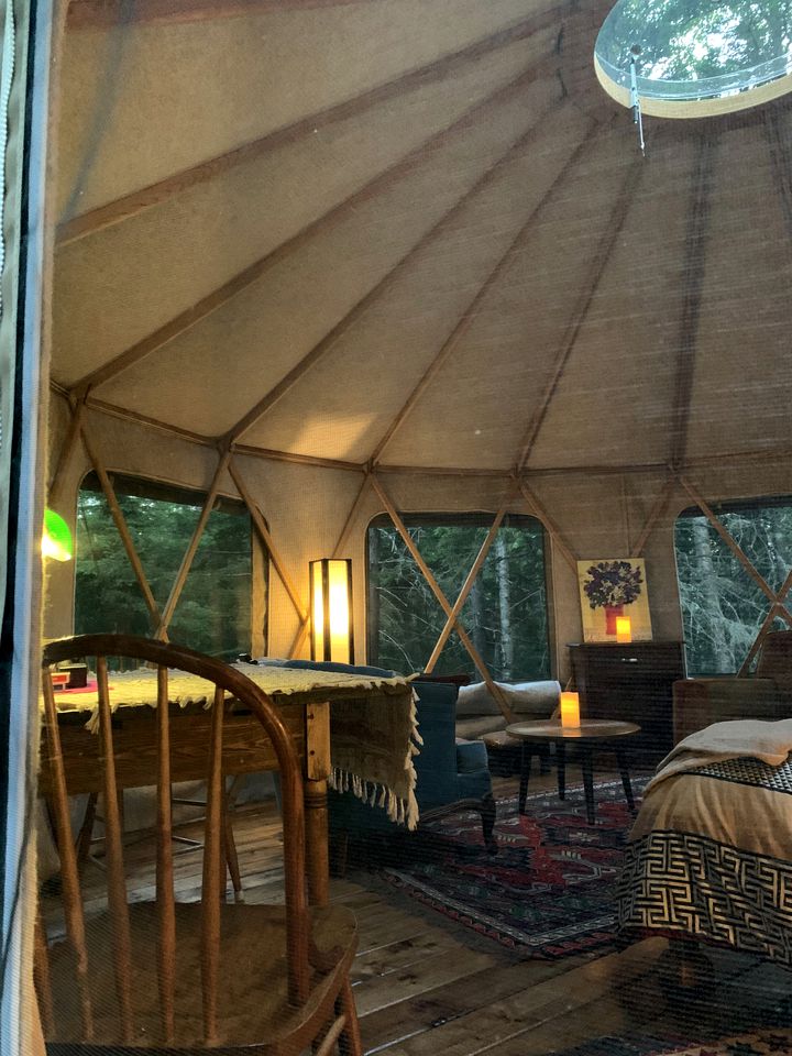 Forest Yurt in Long Point, New Brunswick
