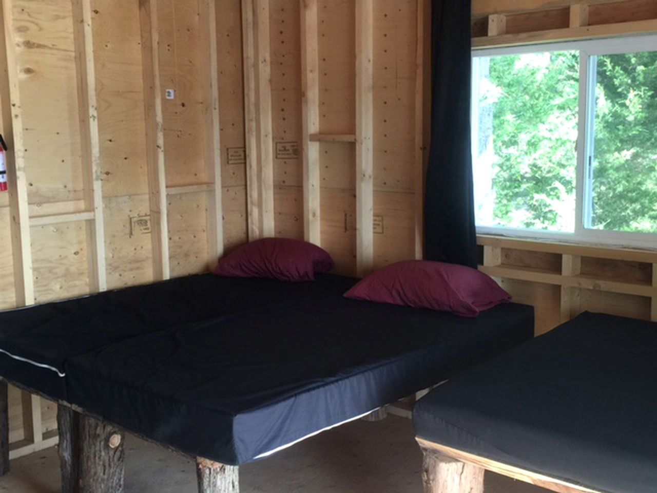 Rice Lake Lakeside Eco Cabins Rental on 25 Acre Island, Ontario, Canada