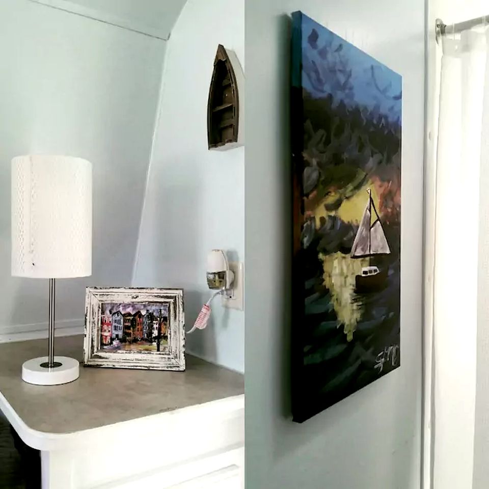 Bright and Unique Caravan Rental for Glamping Getaway near Virginia Beach