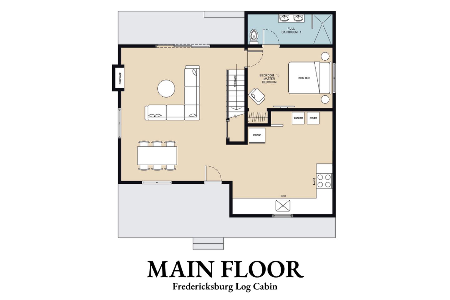 Spacious and Pet Friendly Log Cabin for Sixteen Guests in Fredericksburg, Texas