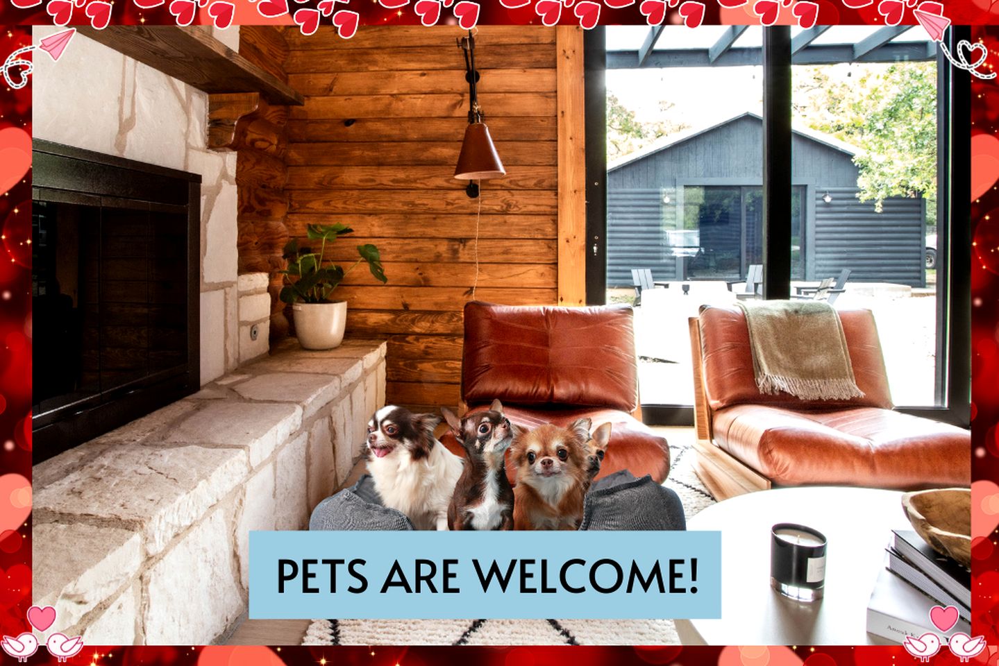 Luxury Fredericksburg Log Cabin with Heated Pool, Hot Tub & Game Room Near Main Street, Fredericksburg, TX