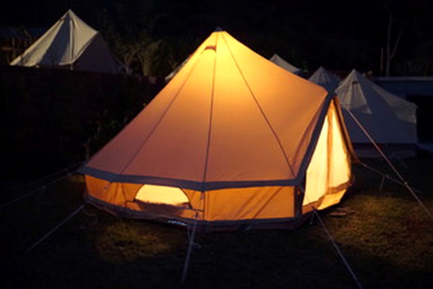 Eco-Friendly Private Bell Tent Rental with Volcanic Views on Lake Atitlan