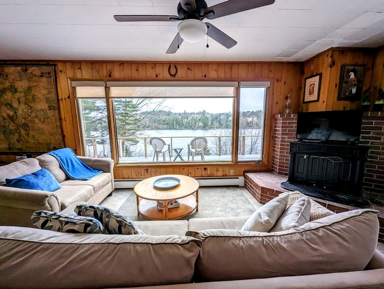 Secluded Oceanfront Cottage with Wrap-Around Deck near Acadia National Park, Sullivan, Maine