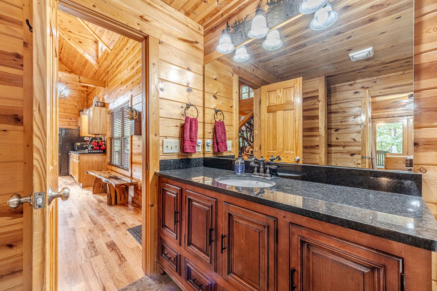 Secluded Luxury Mountain Cabin with Game Room & Hot Tub near Helen, Cleveland GA