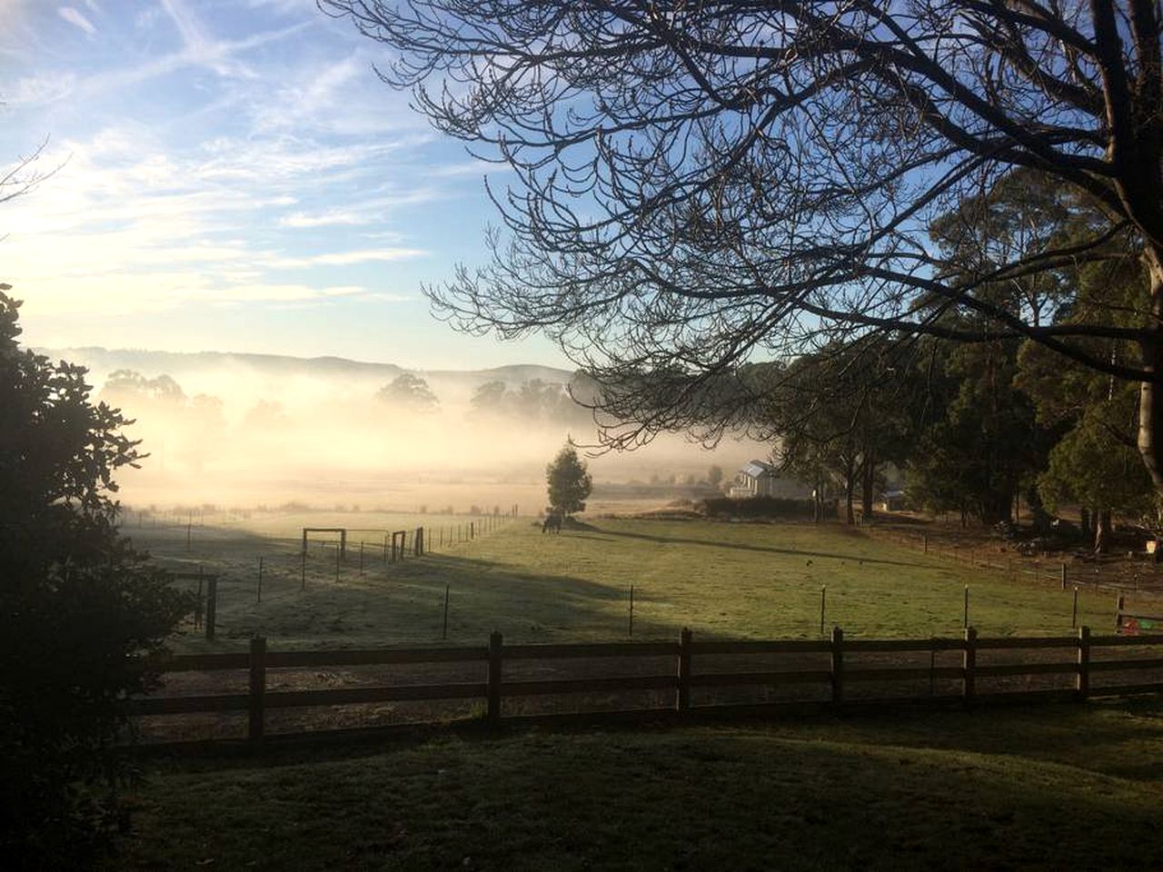 Unique Cottage Rental with a Horse Therapy Center near Hobart in Southern Tasmania, Australia