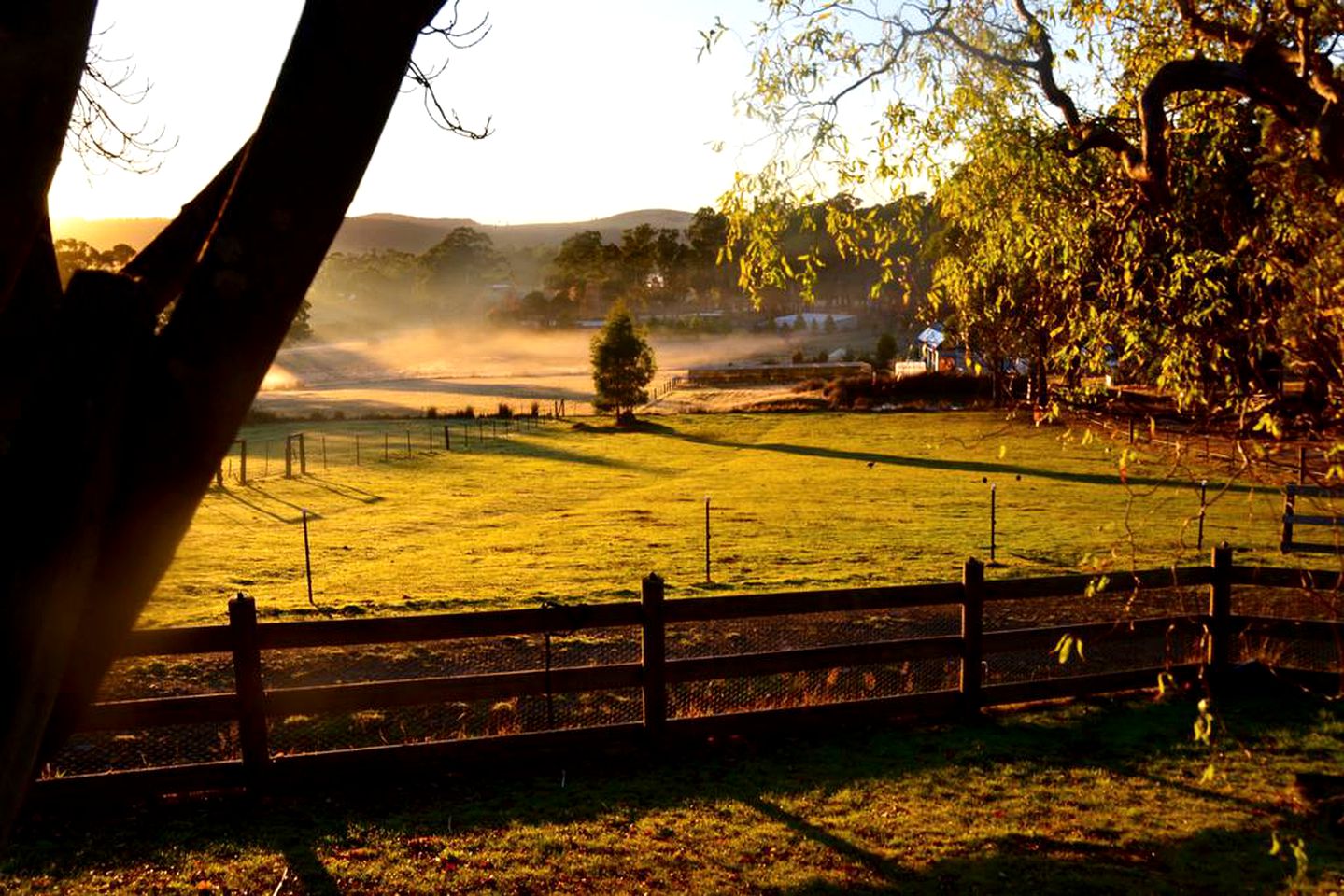 Scenic Cottage Rental on a Beautiful Organic Farm near Huonville, Australia