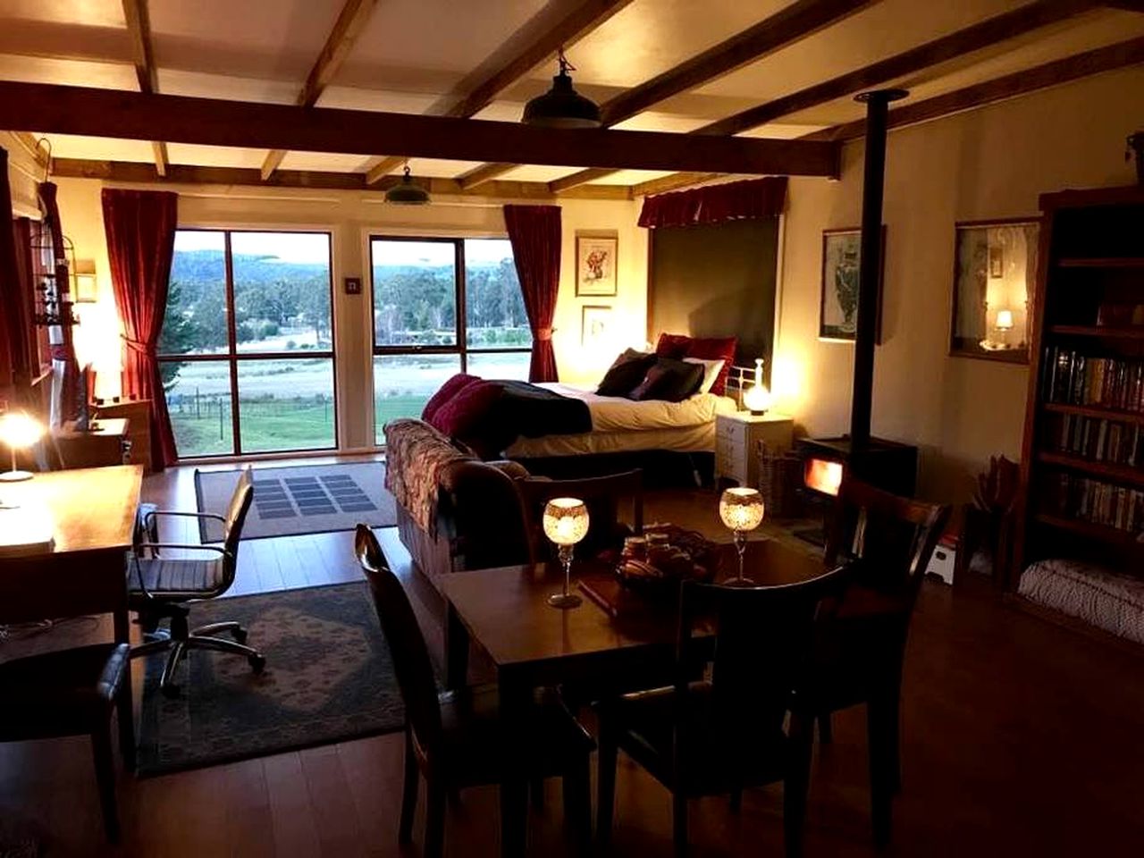 Scenic Cottage Rental on a Beautiful Organic Farm near Huonville, Australia