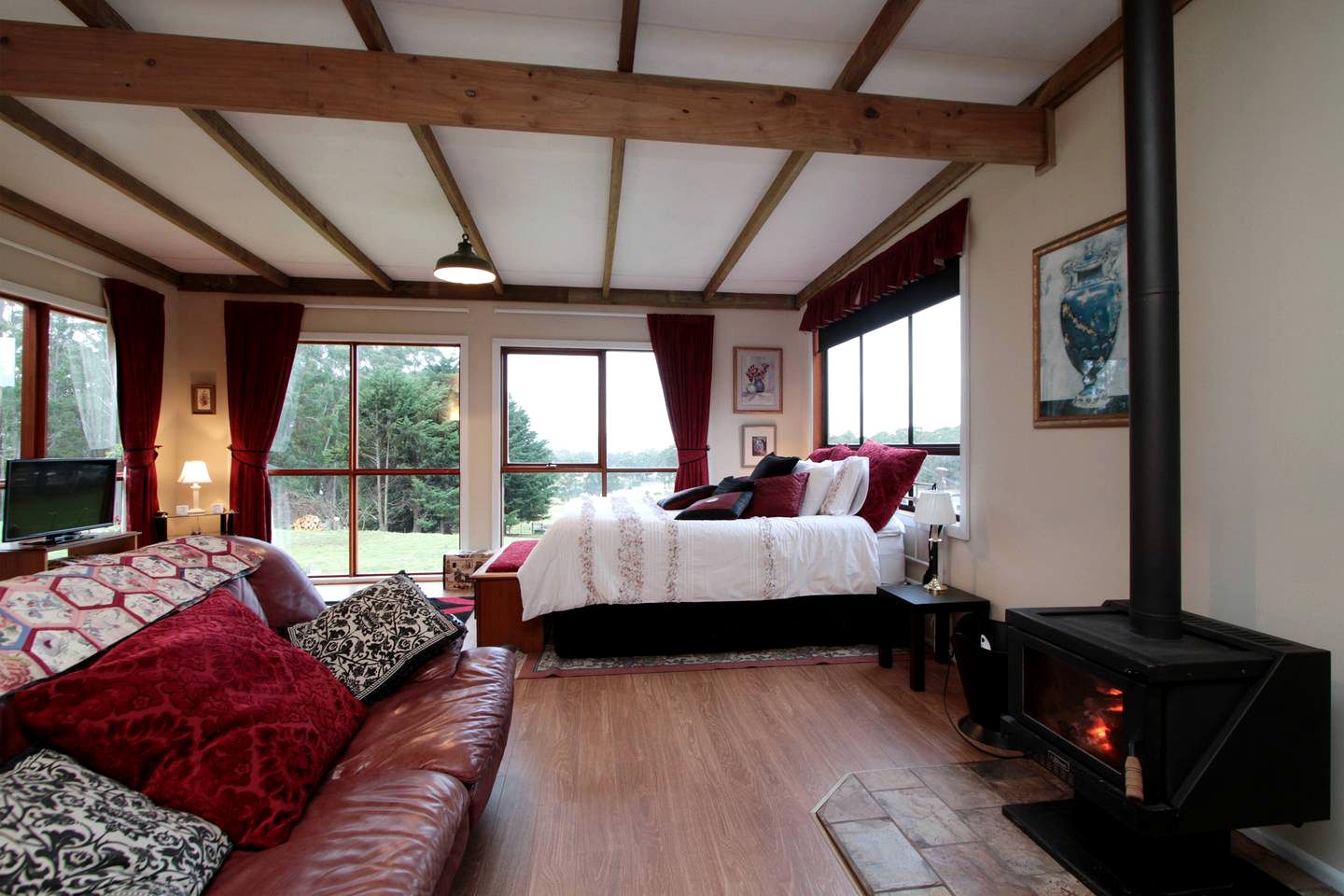 Scenic Cottage Rental on a Beautiful Organic Farm near Huonville, Australia
