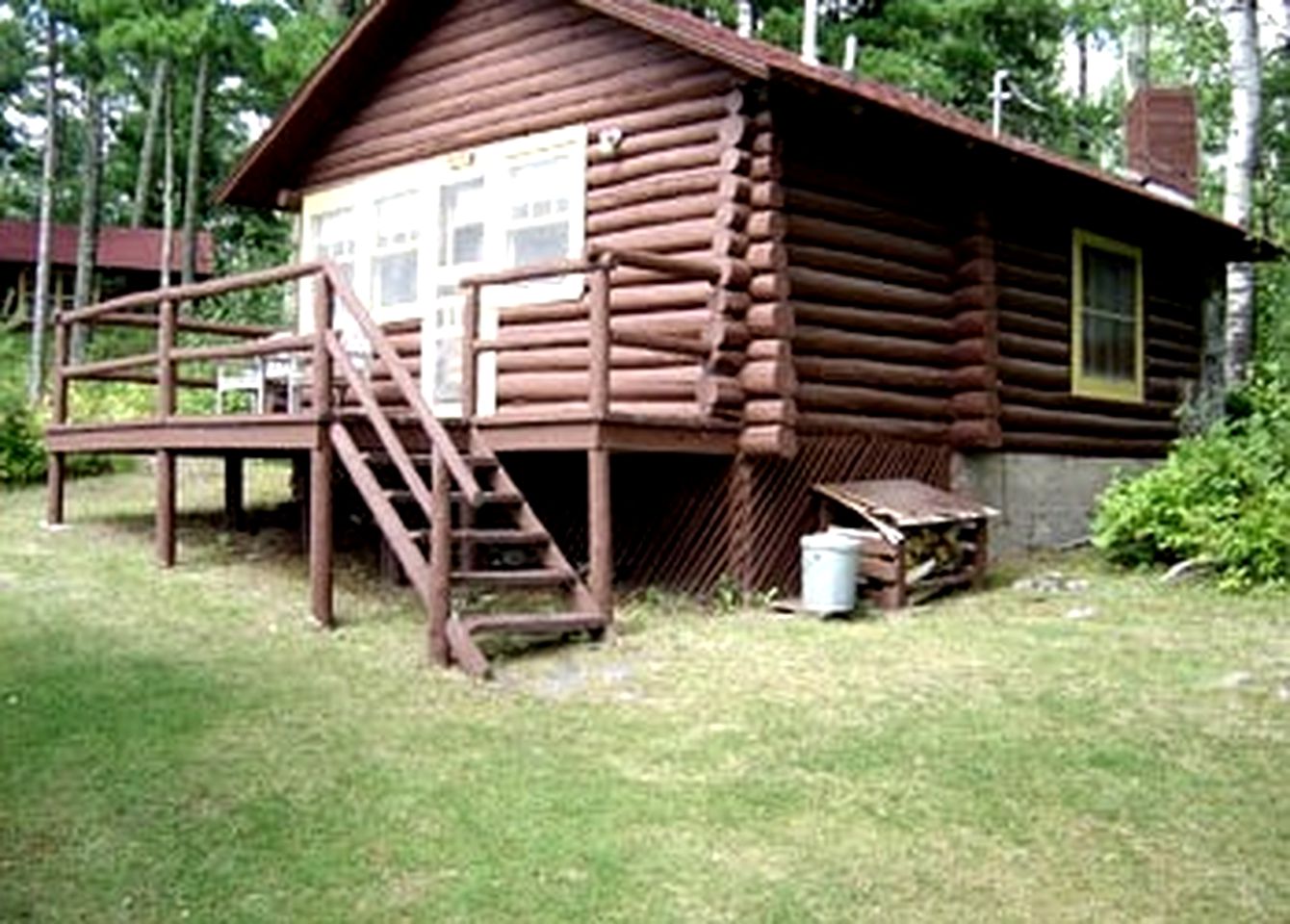 Cabins on Crane Lake, Minnesota