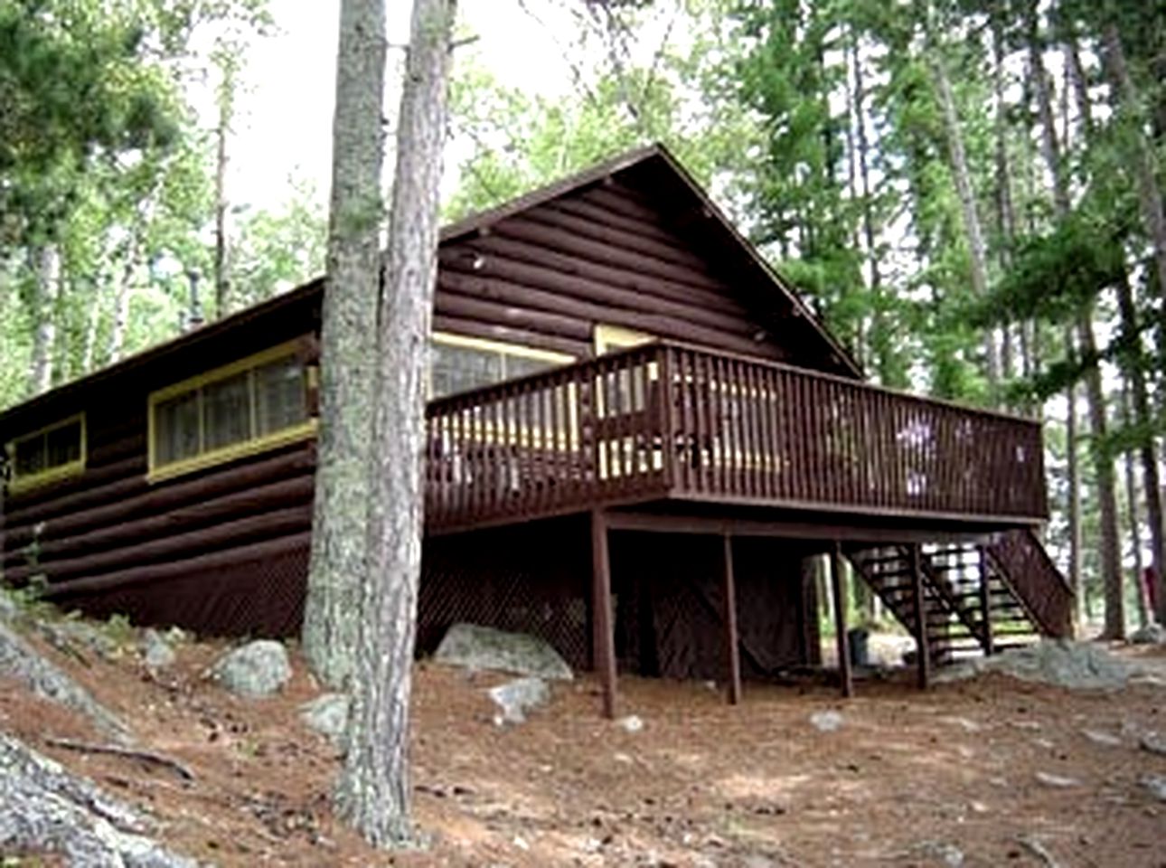 Cabins on Crane Lake, Minnesota
