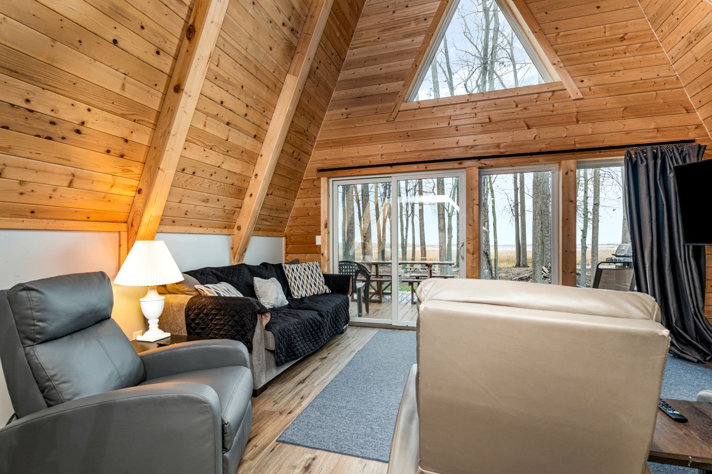 Fully-Equipped A-Frame with Beautiful Lake Views in Michigan