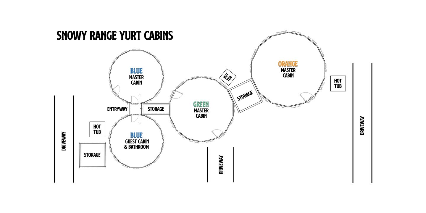 Fully-Equipped Double Yurt Rental for Unforgettable Mountain Vacations in Wyoming