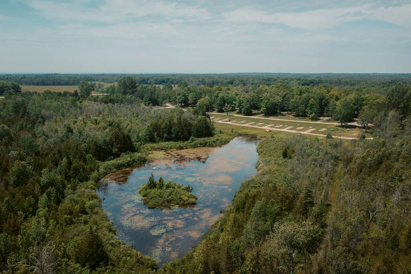 Fully Equipped Glamping Caravan near Miller Lake, Perfect for a Weekend Getaway from Toronto