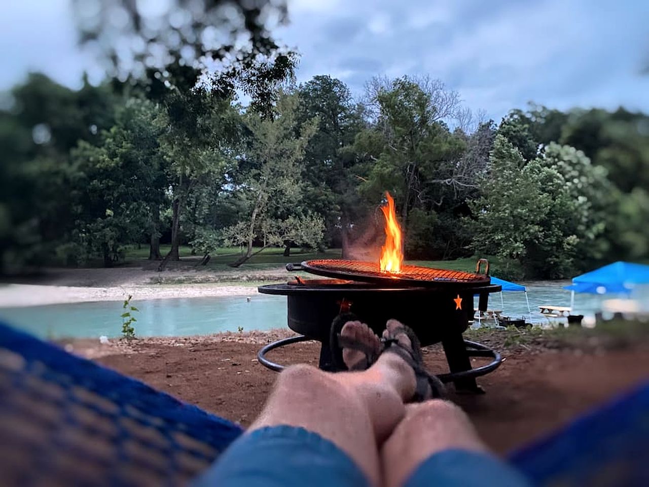 Fully-Equipped Riverside Glamping Safari Tent on the San Marcos River, Texas