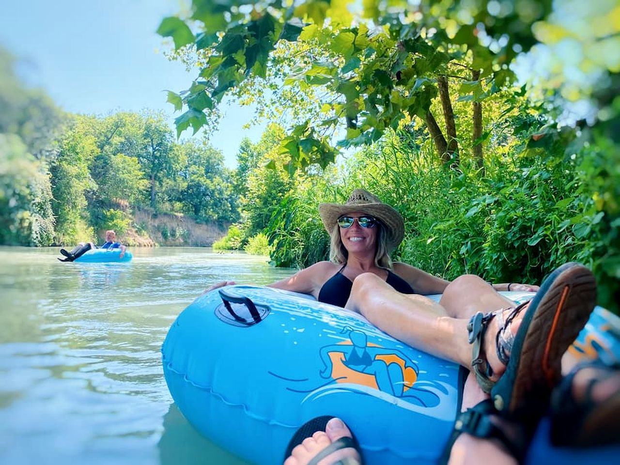 Fully-Equipped Riverside Glamping Safari Tent on the San Marcos River, Texas