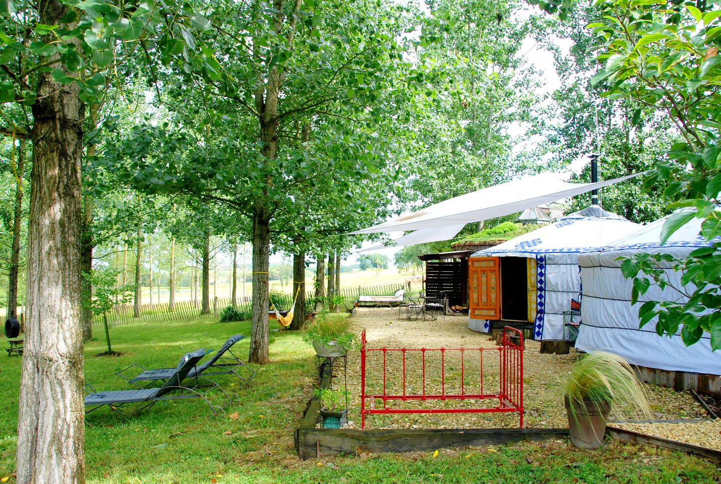 Fully-Equipped Yurts for Families in Southwest France