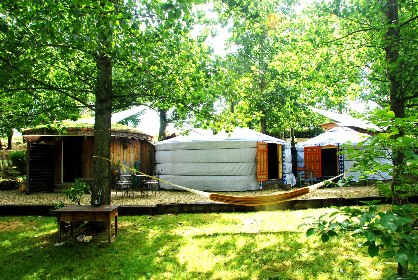 Fully-Equipped Yurts for Families in Southwest France