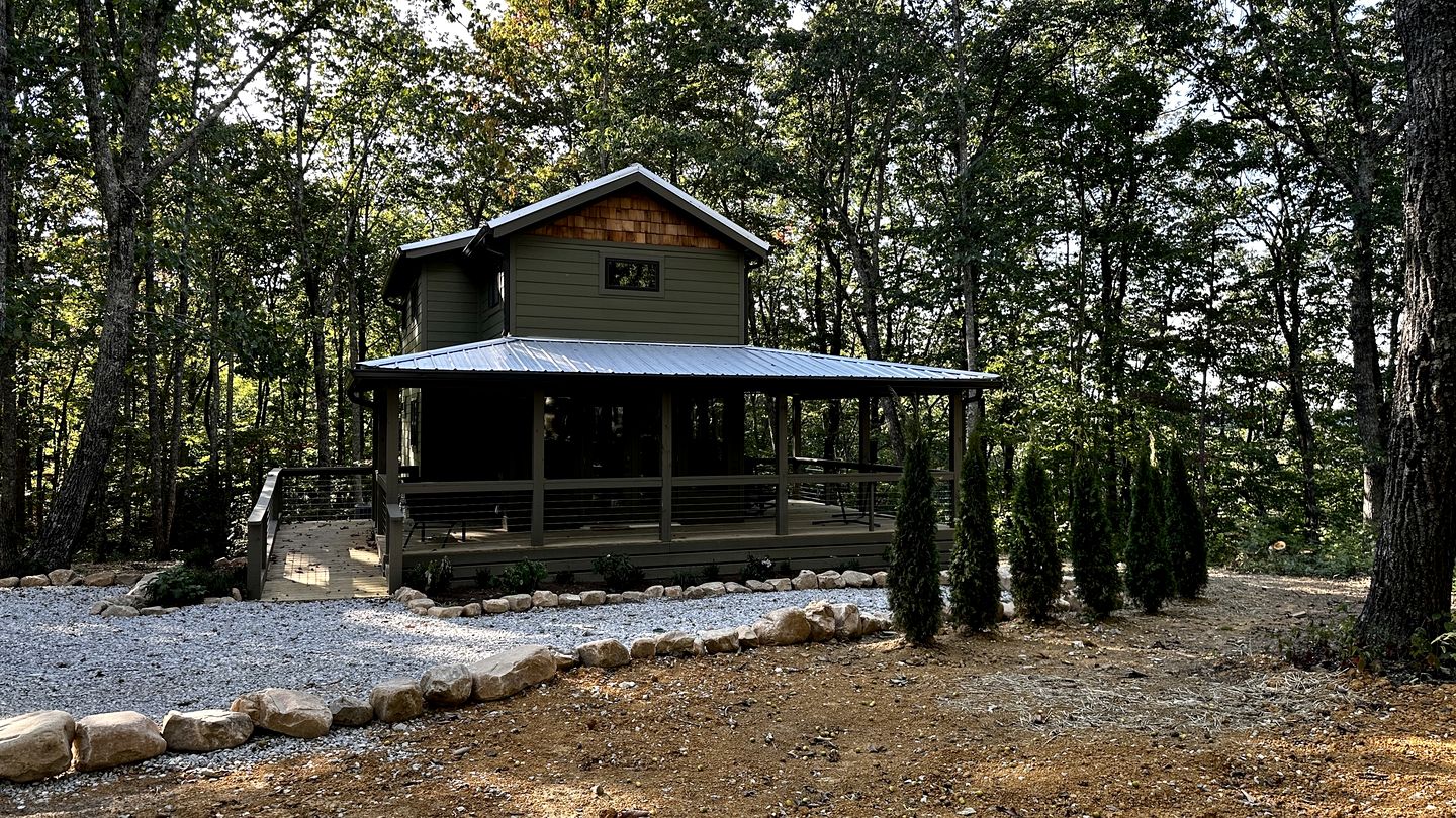 Fully Stocked Cabin Nestled Among the Trees in Tennessee