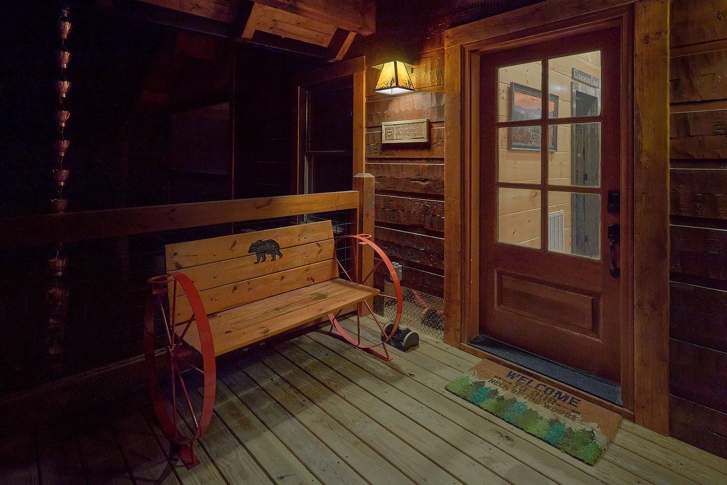 Family Glamping in Sevierville, Tennessee in Amazing Rental with Indoor Pool and Putt Putt Golf