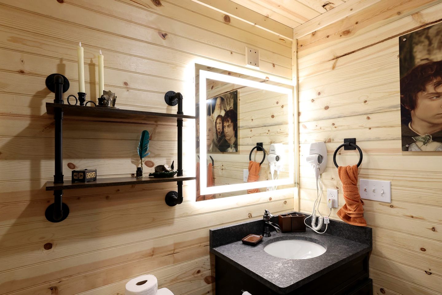 Fantasy Themed Funky Cabin with Hot Tub and Game Room, Perfect for a Whimsical Family Getaway to the Great Smoky Mountains