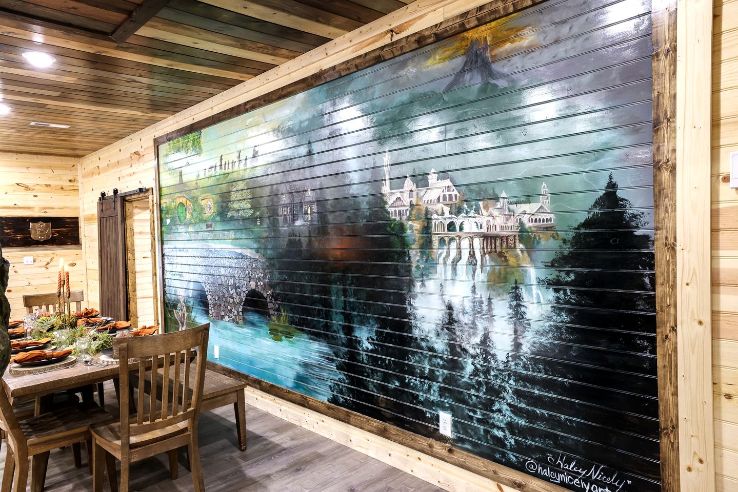 Fantasy Themed Funky Cabin with Hot Tub and Game Room, Perfect for a Whimsical Family Getaway to the Great Smoky Mountains