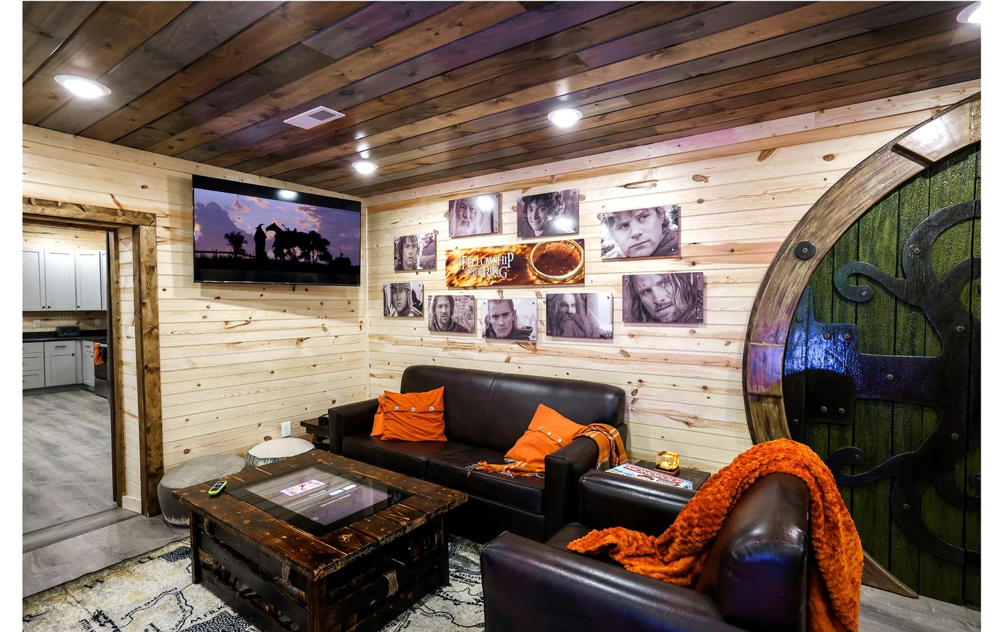 Fantasy Themed Funky Cabin with Hot Tub and Game Room, Perfect for a Whimsical Family Getaway to the Great Smoky Mountains