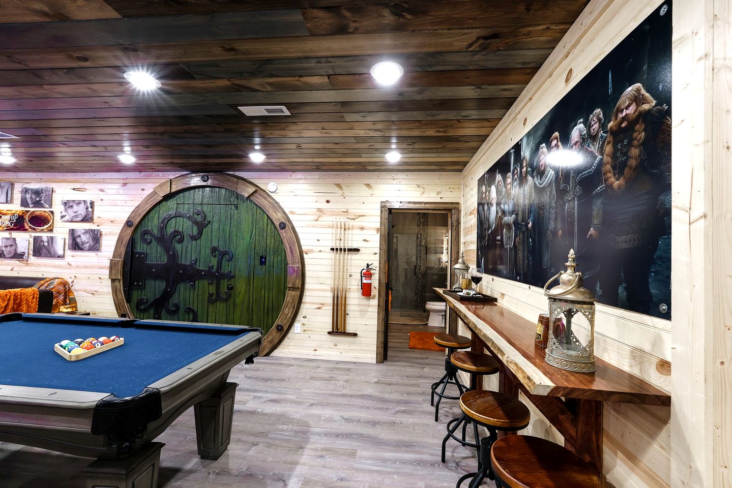 Fantasy Themed Funky Cabin with Hot Tub and Game Room, Perfect for a Whimsical Family Getaway to the Great Smoky Mountains