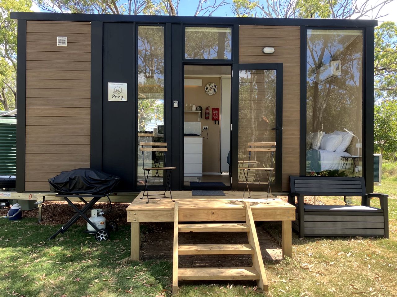 Garden Glamping in a Queensland Tiny House for Relaxation and Recreation