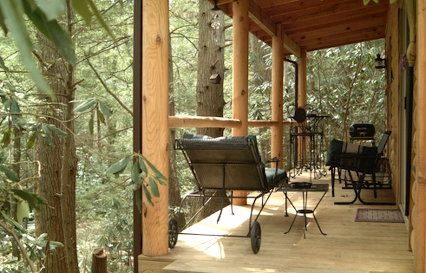 Rustic Log Cabin Rental with Picnic Area in Cosby, Tennessee