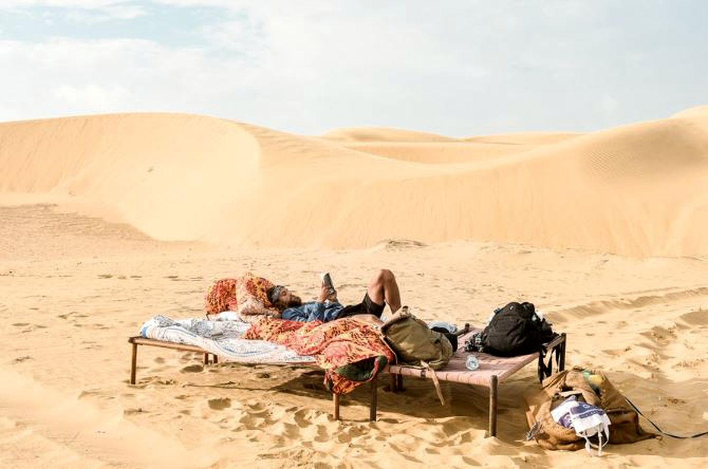 Unique Accommodation for a Getaway in the Desert Outside Jaisalmer, India