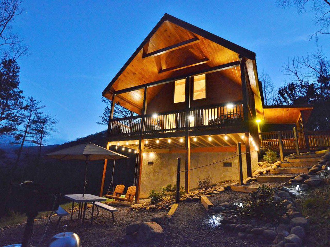 Cabin With Hot Tub Great Smoky Mountains National Park Tennessee