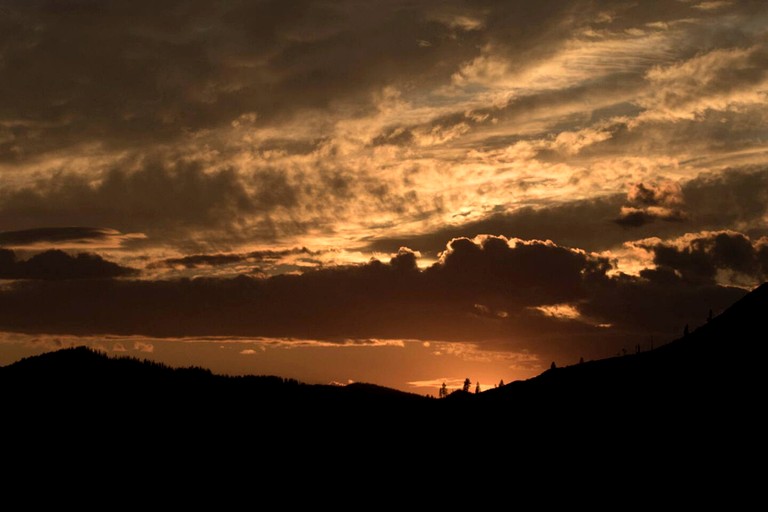 Cabins (United States of America, West Glacier, Montana)