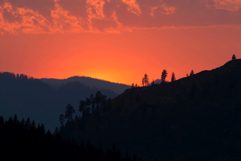 Cabins (United States of America, West Glacier, Montana)