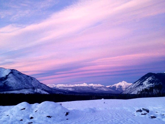 Cabins (United States of America, West Glacier, Montana)