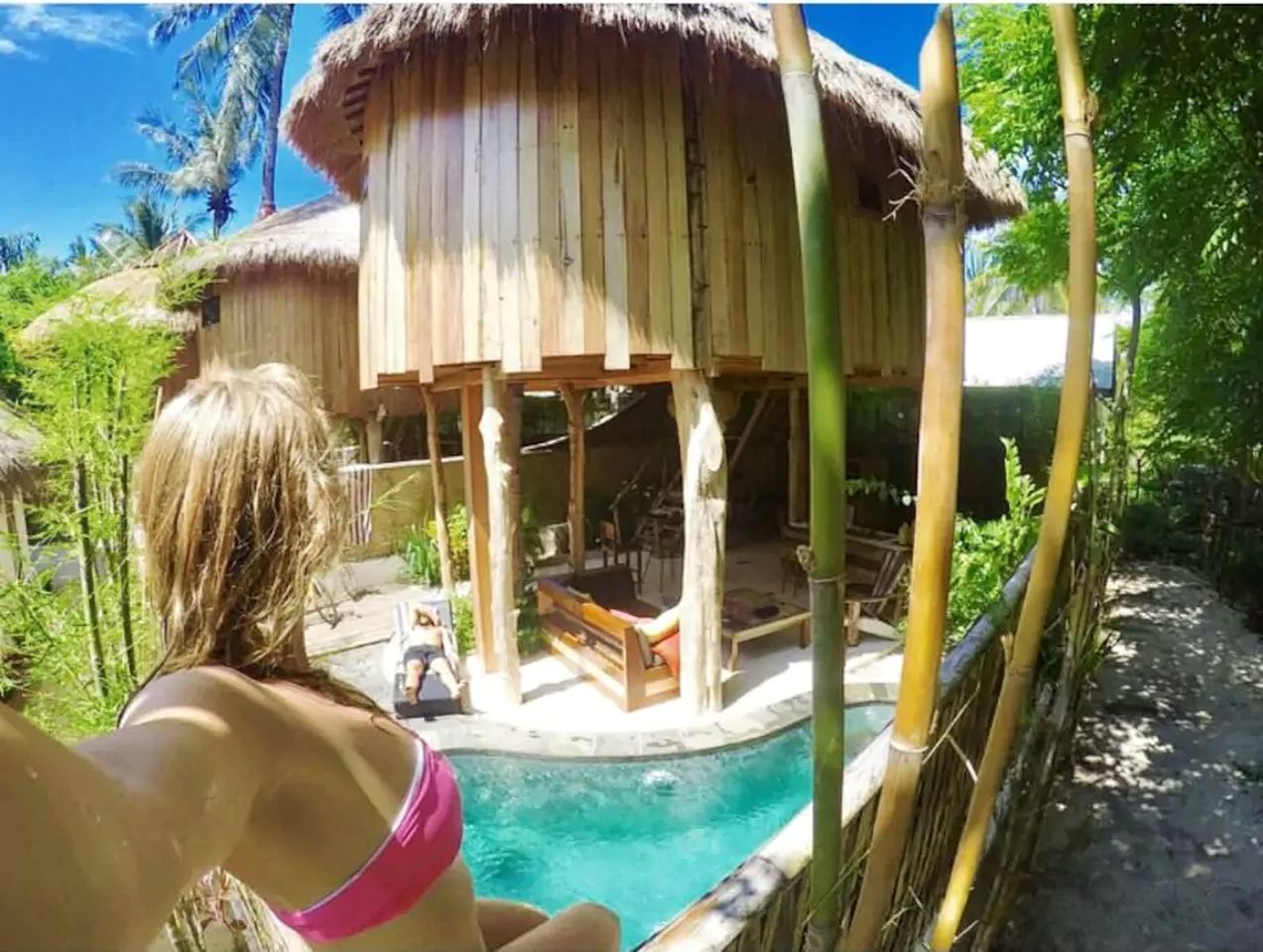 Luxury Tree House with Pool and Balcony on Gili Trawangan, Indonesia