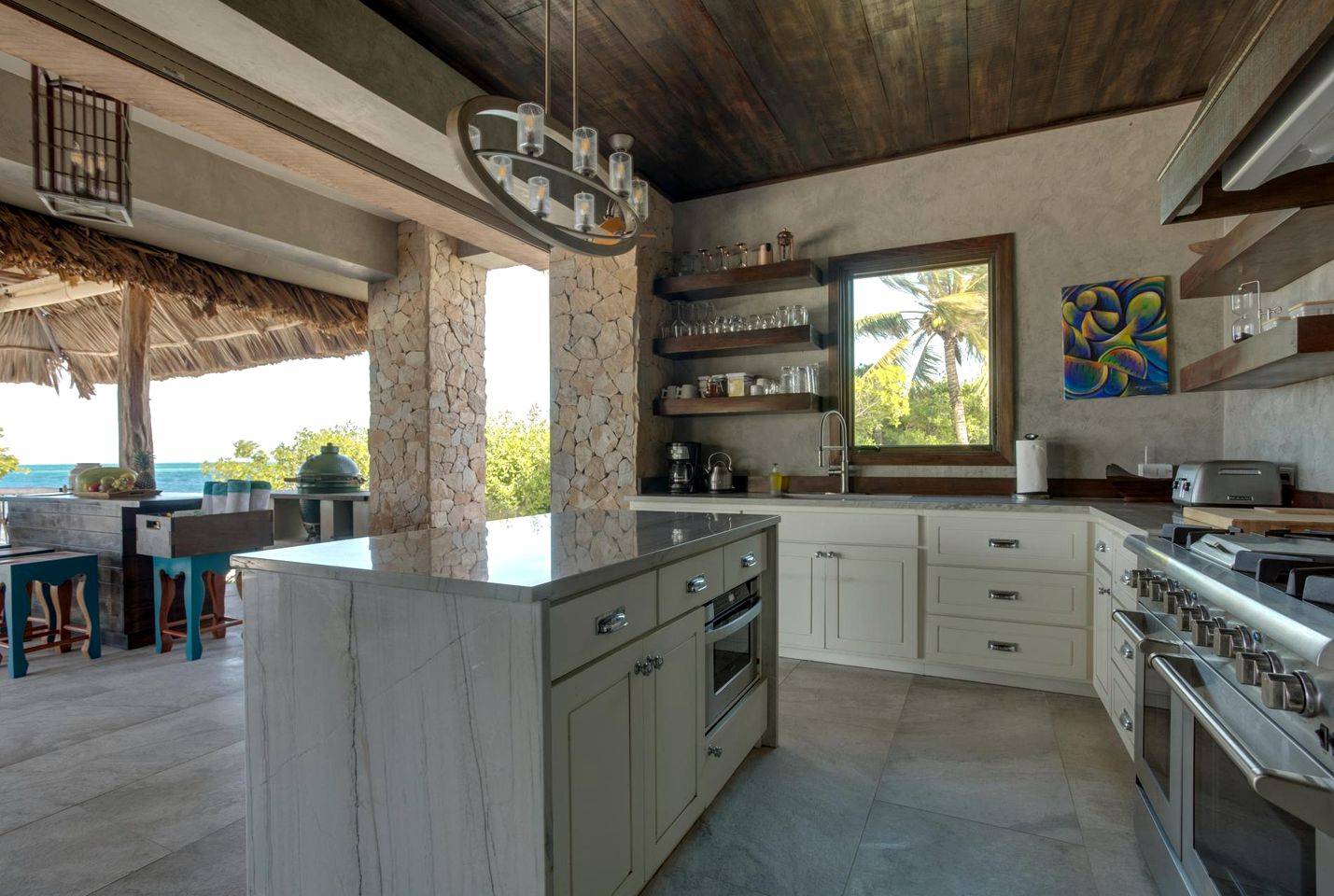 Fantastic Beach House Settled in a Private Island in Belize City, Belize District
