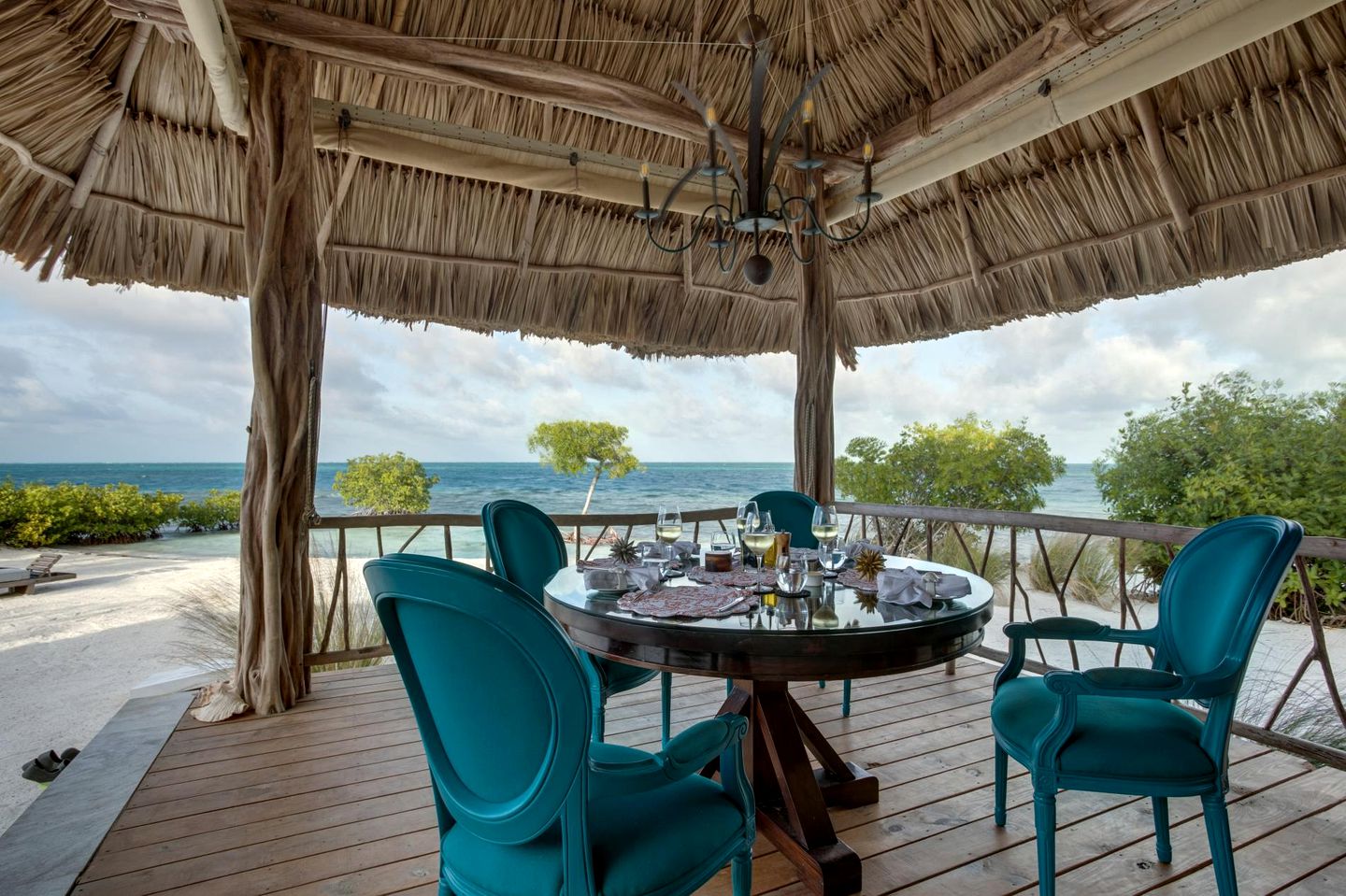 Fantastic Beach House Settled in a Private Island in Belize City, Belize District