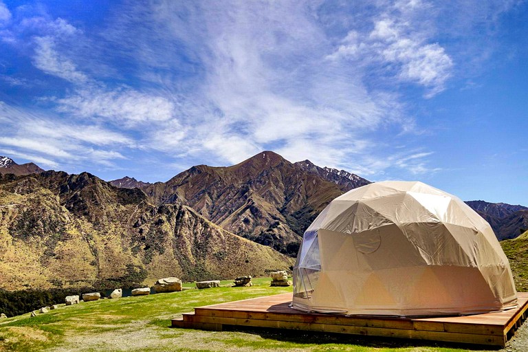 This awesome accommodation near Queenstown is perfect for glamping, South Island.