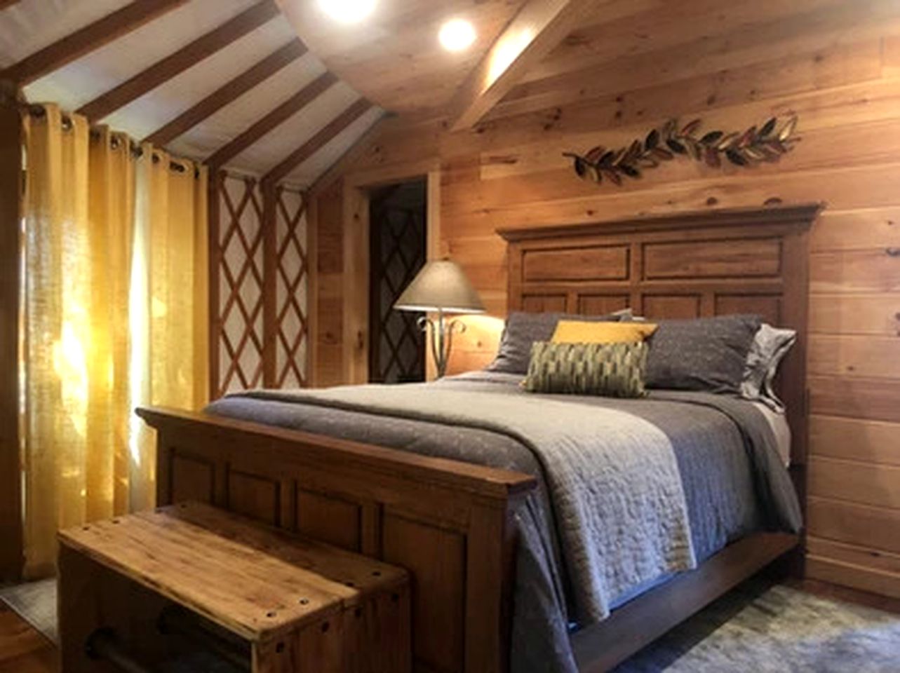 Glamping Yurt Destination with Stunning Views of the Appalachian Trail in North Carolina