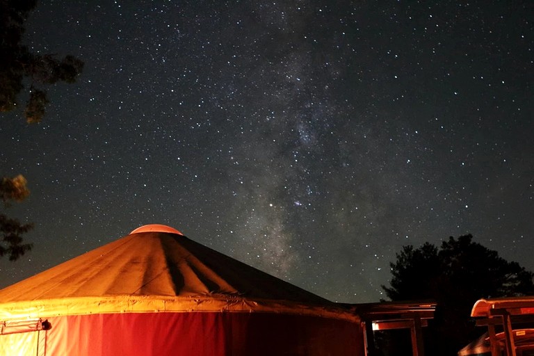Yurts (United States of America, Bryson City, North Carolina)