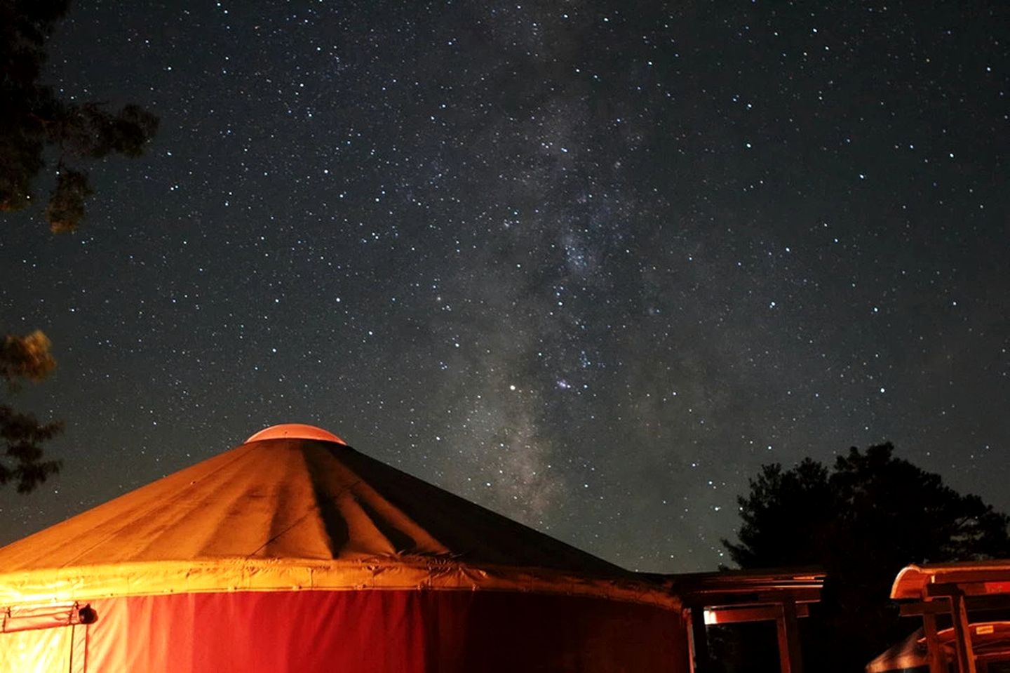 Glamping Yurt Destination with Stunning Views of the Appalachian Trail in North Carolina
