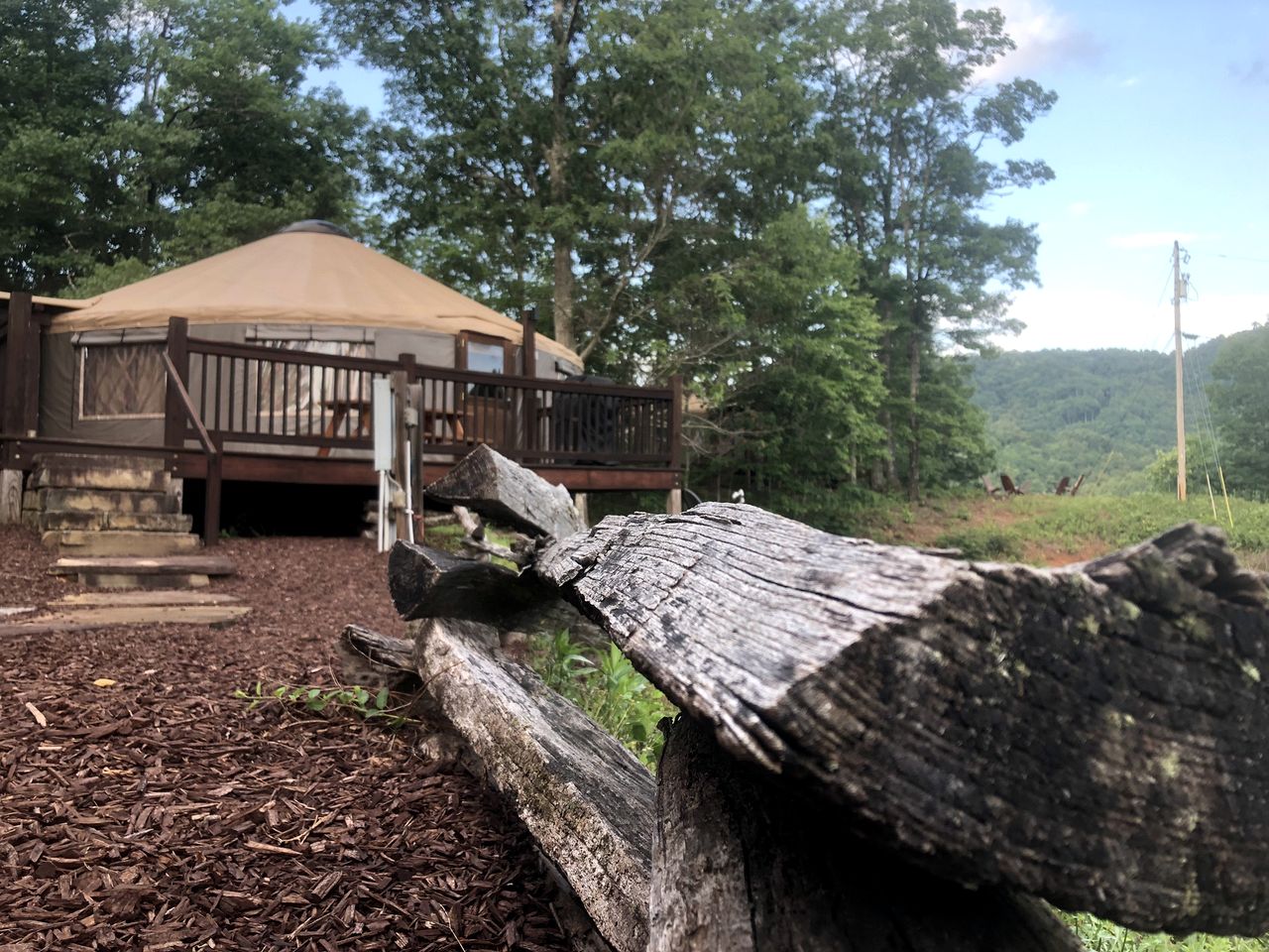 Yurts (United States of America, Bryson City, North Carolina)